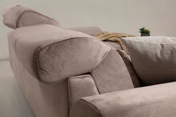 Jaraad Divansoffa Höger - Beige/Svart - Möbler - Soffa - Divansoffa & schäslongsoffa - 4 sits soffa med divan