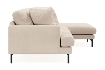 Menard 3-sits Högervänd L-formad Divansoffa i Manchester - Beige - Möbler - Soffa - Divansoffa & schäslongsoffa - 3 sits soffa med divan