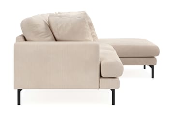 Menard 3-sits Högervänd L-formad Divansoffa i Manchester - Beige - Möbler - Soffa - Divansoffa & schäslongsoffa - 3 sits soffa med divan