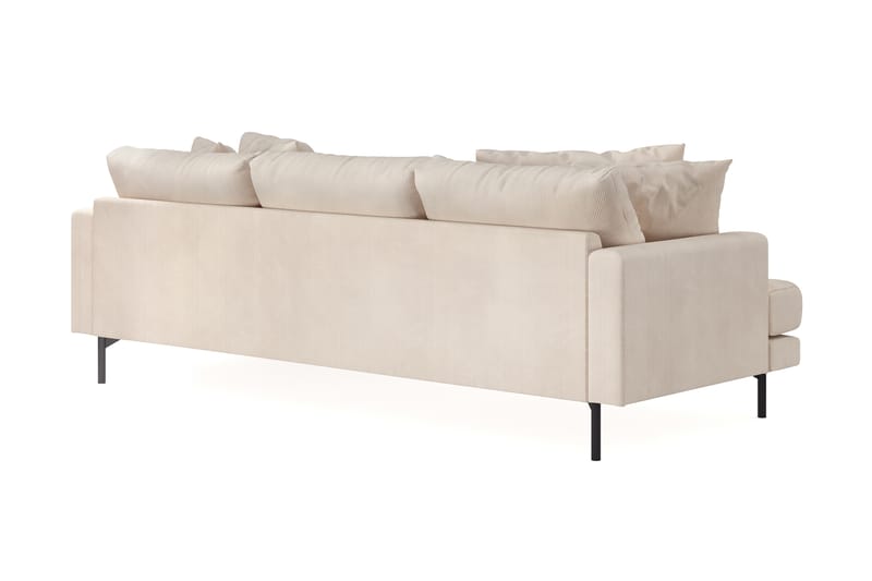 Menard 3-sits Högervänd L-formad Divansoffa i Manchester - Beige - Möbler - Soffa - Divansoffa & schäslongsoffa - 3 sits soffa med divan
