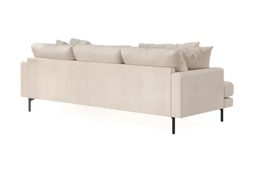 Menard 3-sits Högervänd L-formad Divansoffa i Manchester - Beige - Möbler - Soffa - Divansoffa & schäslongsoffa - 3 sits soffa med divan