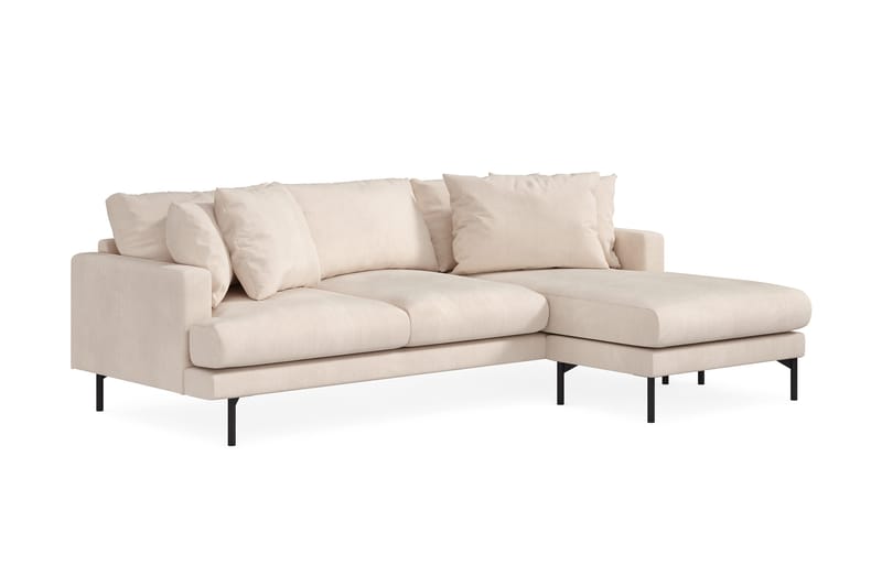Menard 3-sits Högervänd L-formad Divansoffa i Manchester - Beige - Möbler - Soffa - Divansoffa & schäslongsoffa - 3 sits soffa med divan
