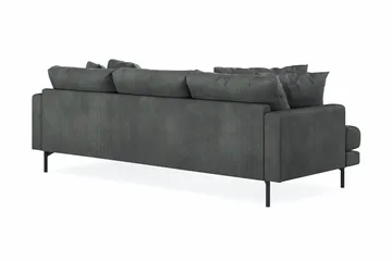 Menard 3-sits Högervänd L-formad Divansoffa i Manchester - Grå - Möbler - Soffa - Divansoffa & schäslongsoffa - 3 sits soffa med divan