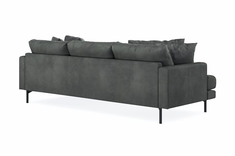Menard 3-sits Högervänd L-formad Divansoffa i Manchester - Grå - Möbler - Soffa - Divansoffa & schäslongsoffa - 3 sits soffa med divan