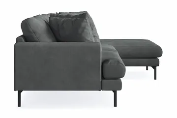 Menard 3-sits Högervänd L-formad Divansoffa i Manchester - Grå - Möbler - Soffa - Divansoffa & schäslongsoffa - 3 sits soffa med divan