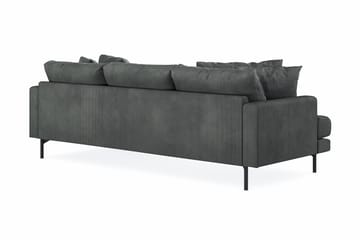 Menard 3-sits Högervänd L-formad Divansoffa i Manchester - Grå - Möbler - Soffa - Divansoffa & schäslongsoffa - 3 sits soffa med divan