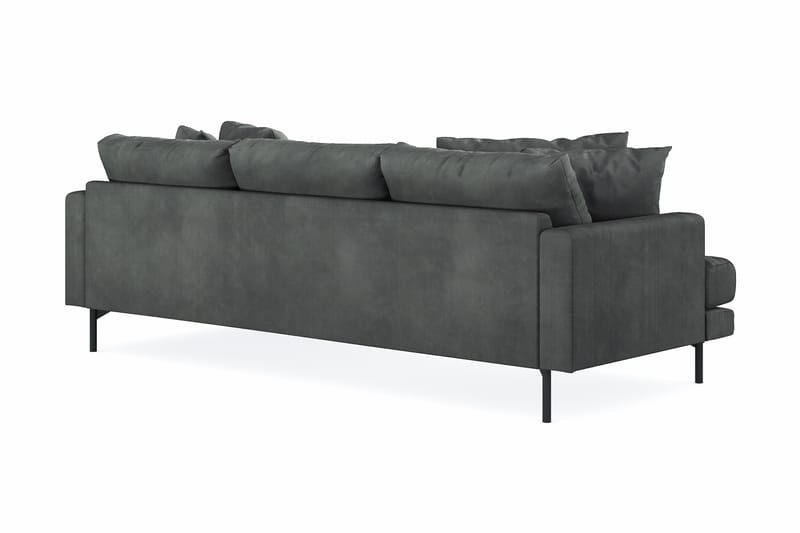 Menard 3-sits Högervänd L-formad Divansoffa i Manchester - Grå - Möbler - Soffa - Divansoffa & schäslongsoffa - 3 sits soffa med divan