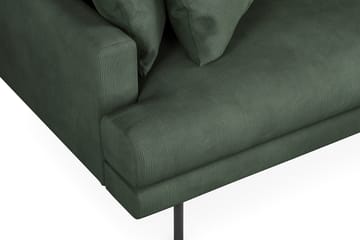 Menard 3-sits Högervänd L-formad Divansoffa i Manchester - Grön - Möbler - Soffa - Divansoffa & schäslongsoffa - 3 sits soffa med divan