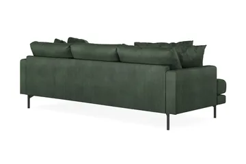 Menard 3-sits Högervänd L-formad Divansoffa i Manchester - Grön - Möbler - Soffa - Divansoffa & schäslongsoffa - 3 sits soffa med divan