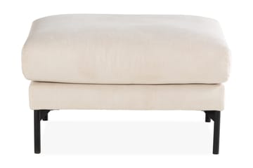 Menard 4-sits Högervänd L-formad Schäslongsoffa + Fotpall i Manchester - Beige - Möbler - Soffa - Divansoffa & schäslongsoffa - 4 sits soffa med divan