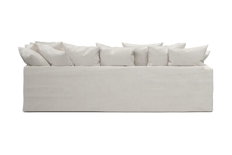 Menard 4-sits Högervänd L-formad Schäslongsoffa i Tyg - Beige - Möbler - Soffa - Divansoffa & schäslongsoffa - 4 sits soffa med divan