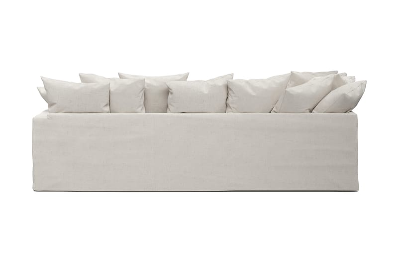 Menard 4-sits Vänstervänd L-formad Schäslongsoffa i Tyg - Beige - Möbler - Soffa - Divansoffa & schäslongsoffa - 4 sits soffa med divan