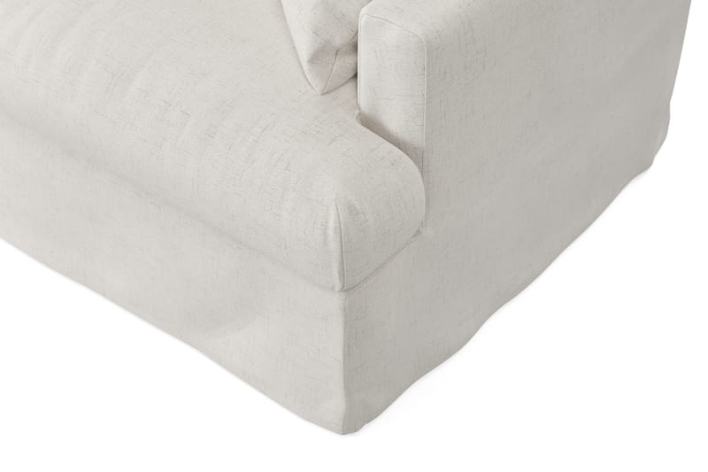 Menard 4-sits Vänstervänd L-formad Schäslongsoffa i Tyg - Beige - Möbler - Soffa - Divansoffa & schäslongsoffa - 4 sits soffa med divan