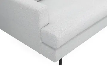 Menard Compact 4-sits Högervänd L-formad Schäslongsoffa i Tyg - Ljusgrå - Möbler - Soffa - Divansoffa & schäslongsoffa - 4 sits soffa med divan