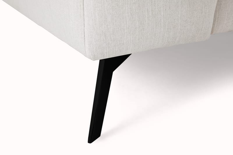 Ocean Lyx 4-sits Högervänd L-formad Schäslongsoffa i Tyg - Ljusgrå - Möbler - Soffa - Divansoffa & schäslongsoffa - 4 sits soffa med divan