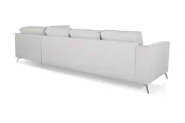 Ocean Lyx 4-sits Högervänd L-formad Schäslongsoffa i Tyg - Ljusgrå - Möbler - Soffa - Divansoffa & schäslongsoffa - 4 sits soffa med divan