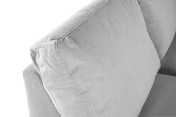 Ocean Lyx 4-sits Vänstervänd L-formad Schäslongsoffa i Tyg - Grå - Möbler - Soffa - Divansoffa & schäslongsoffa - 4 sits soffa med divan