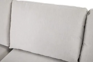 Ocean Lyx 4-sits Vänstervänd L-formad Schäslongsoffa i Tyg - Ljusgrå - Möbler - Soffa - Divansoffa & schäslongsoffa - 4 sits soffa med divan