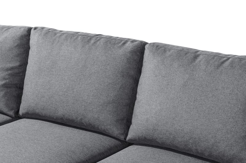 Peppe 4-sits Vänstervänd L-formad Schäslongsoffa i Tyg - Ljusgrå - Möbler - Soffa - Divansoffa & schäslongsoffa - 4 sits soffa med divan