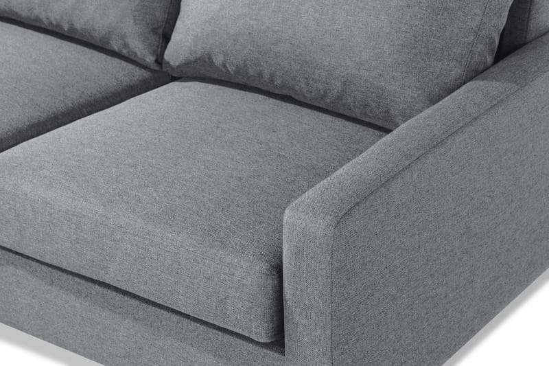 Peppe 4-sits Vänstervänd L-formad Schäslongsoffa i Tyg - Ljusgrå - Möbler - Soffa - Divansoffa & schäslongsoffa - 4 sits soffa med divan