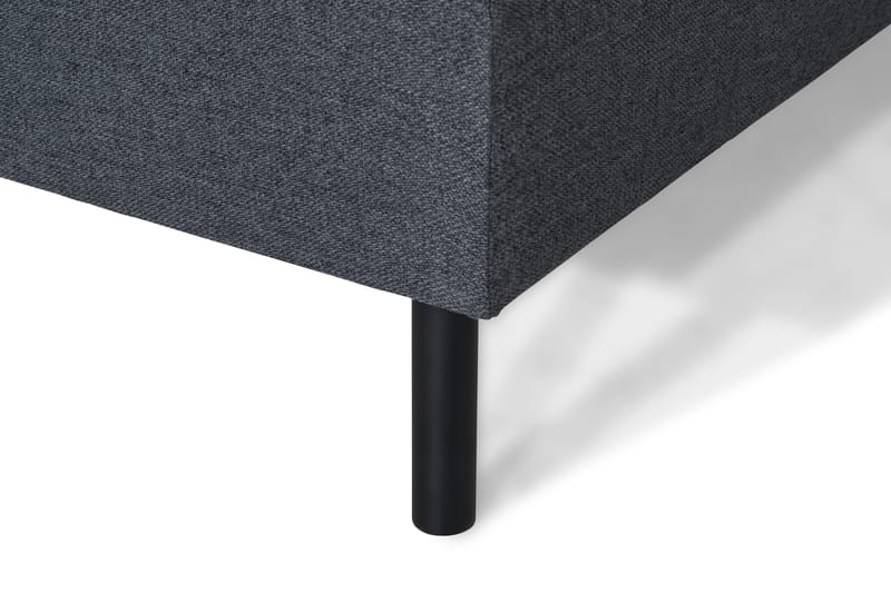 Peppe 4-sits Vänstervänd L-formad Schäslongsoffa i Tyg - Mörkgrå - Möbler - Soffa - Divansoffa & schäslongsoffa - 4 sits soffa med divan