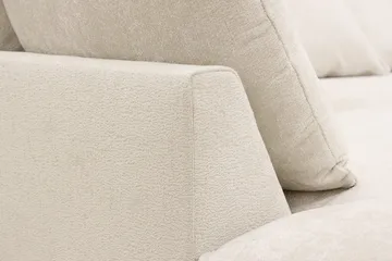 Rossita Lyx 4-sits Vänstervänd L-formad Extra Djup Schäslongsoffa i Chenille - Beige Chenille - Möbler - Soffa - Divansoffa & schäslongsoffa - 4 sits soffa med divan