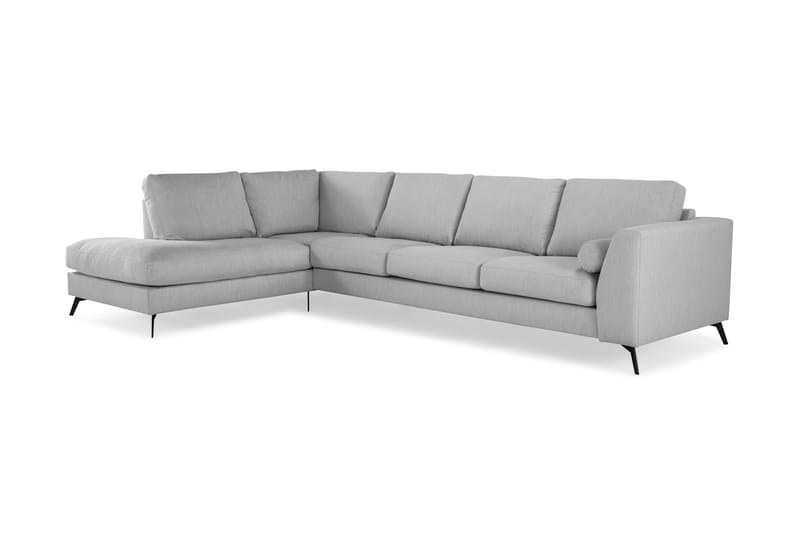 Soffa Friday Lyx 4-sits med Schäslong Vänster - Grå - Möbler - Soffa - Divansoffa & schäslongsoffa - 4 sits soffa med divan
