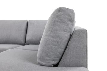 Soffa Nevada 4-sits med Schäslong Höger - Ljusgrå - Möbler - Soffa - Divansoffa & schäslongsoffa - 4 sits soffa med divan
