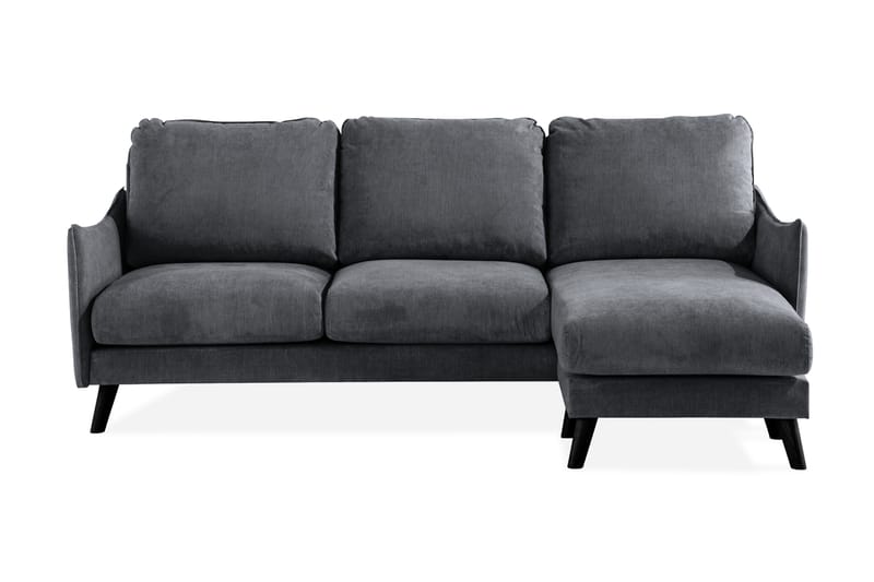 Trend Lyx 3-sits Divansoffa Höger - Mörkgrå - Möbler - Soffa - Divansoffa & schäslongsoffa - 4 sits soffa med divan