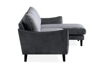 Trend Lyx 3-sits Divansoffa Höger - Mörkgrå - Möbler - Soffa - Divansoffa & schäslongsoffa - 4 sits soffa med divan
