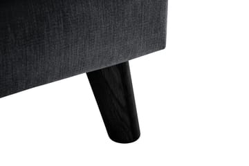 Trend Lyx 3-sits Divansoffa Höger - Mörkgrå/Svart - Möbler - Soffa - Divansoffa & schäslongsoffa - 4 sits soffa med divan