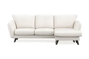 Trend Lyx 3-sits Divansoffa Höger - Vit|Bouclé - Möbler - Soffa - Divansoffa & schäslongsoffa - 4 sits soffa med divan