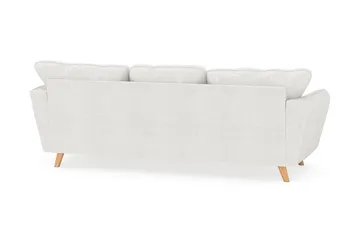 Trend Lyx 3-sits Divansoffa Höger - Vit|Bouclé - Möbler - Soffa - Divansoffa & schäslongsoffa - 4 sits soffa med divan