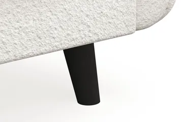 Trend Lyx 3-sits Divansoffa Höger - Vit|Bouclé - Möbler - Soffa - Divansoffa & schäslongsoffa - 4 sits soffa med divan