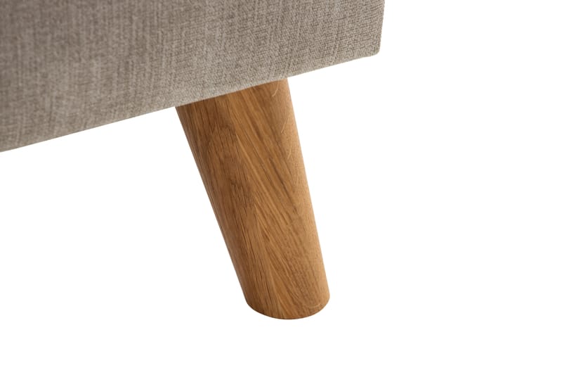 Trend Lyx 3-sits Divansoffa Vänster - Beige/Ek - Möbler - Soffa - Divansoffa & schäslongsoffa - 4 sits soffa med divan