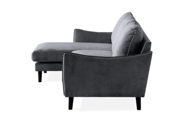 Trend Lyx 3-sits Divansoffa Vänster - Mörkgrå - Möbler - Soffa - Divansoffa & schäslongsoffa - 4 sits soffa med divan