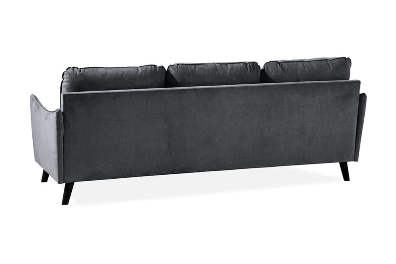 Trend Lyx 3-sits Divansoffa Vänster - Mörkgrå - Möbler - Soffa - Divansoffa & schäslongsoffa - 4 sits soffa med divan