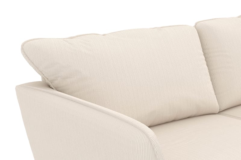 Trend Lyx 3-sits Högervänd L-formad Divansoffa i Manchester - Beige - Möbler - Soffa - Divansoffa & schäslongsoffa - 4 sits soffa med divan