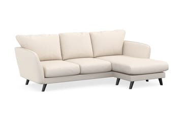 Trend Lyx 3-sits Högervänd L-formad Divansoffa i Manchester - Beige - Möbler - Soffa - Divansoffa & schäslongsoffa - 4 sits soffa med divan