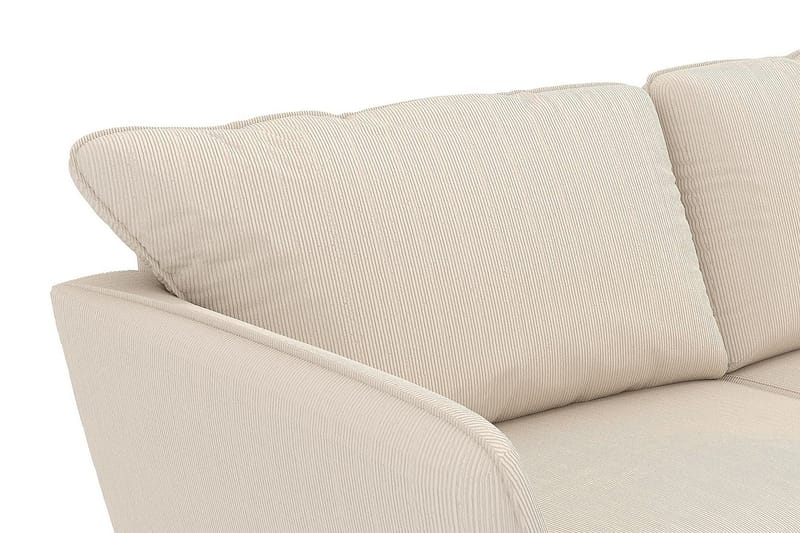 Trend Lyx 3-sits Högervänd L-formad Divansoffa i Manchester - Beige - Möbler - Soffa - Divansoffa & schäslongsoffa - 4 sits soffa med divan