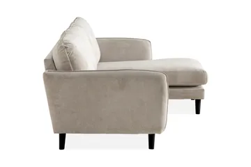 Trend Lyx 3-sits Högervänd L-formad Divansoffa i Tyg - Beige - Möbler - Soffa - Divansoffa & schäslongsoffa - 4 sits soffa med divan