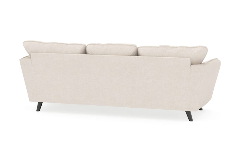 Trend Lyx 3-sits Högervänd L-formad Divansoffa i Tyg - Beige - Möbler - Soffa - Divansoffa & schäslongsoffa - 4 sits soffa med divan