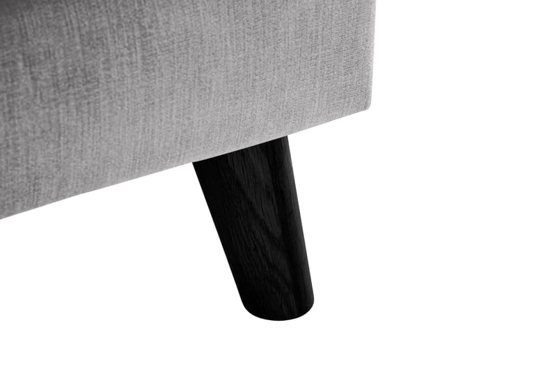 Trend Lyx 3-sits Högervänd L-formad Divansoffa i Tyg - Ljusgrå - Möbler - Soffa - Divansoffa & schäslongsoffa - 4 sits soffa med divan