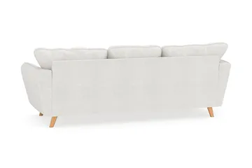 Trend Lyx 3-sits Vänstervänd L-formad Divansoffa i Bouclé - Vit - Möbler - Soffa - Divansoffa & schäslongsoffa - 4 sits soffa med divan