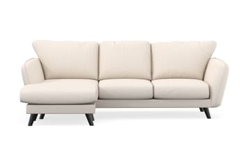Trend Lyx 3-sits Vänstervänd L-formad Divansoffa i Manchester - Beige - Möbler - Soffa - Divansoffa & schäslongsoffa - 4 sits soffa med divan
