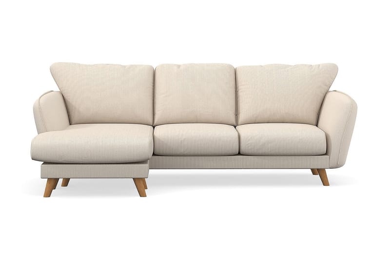 Trend Lyx 3-sits Vänstervänd L-formad Divansoffa i Manchester - Beige - Möbler - Soffa - Divansoffa & schäslongsoffa - 4 sits soffa med divan