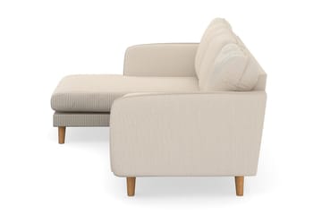Trend Lyx 3-sits Vänstervänd L-formad Divansoffa i Manchester - Beige - Möbler - Soffa - Divansoffa & schäslongsoffa - 4 sits soffa med divan