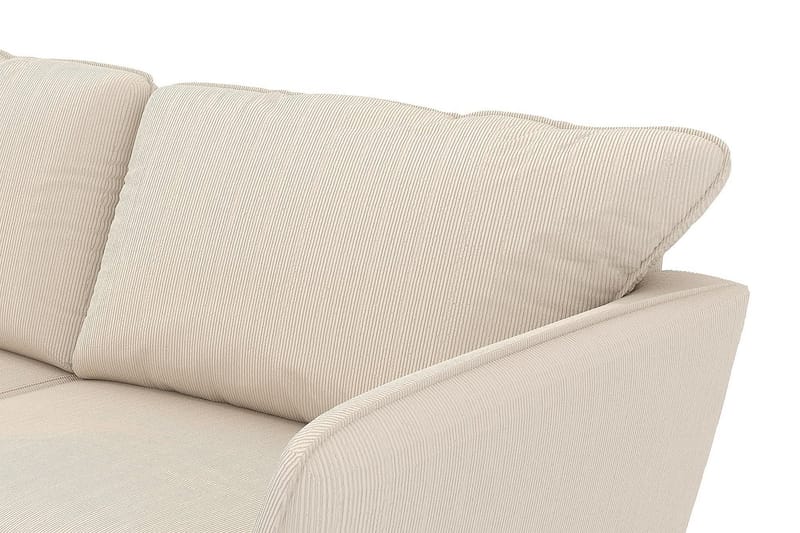 Trend Lyx 3-sits Vänstervänd L-formad Divansoffa i Manchester - Beige - Möbler - Soffa - Divansoffa & schäslongsoffa - 4 sits soffa med divan