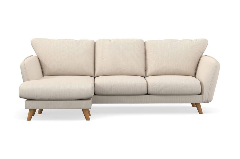 Trend Lyx 3-sits Vänstervänd L-formad Divansoffa i Manchester - Beige - Möbler - Soffa - Divansoffa & schäslongsoffa - 4 sits soffa med divan