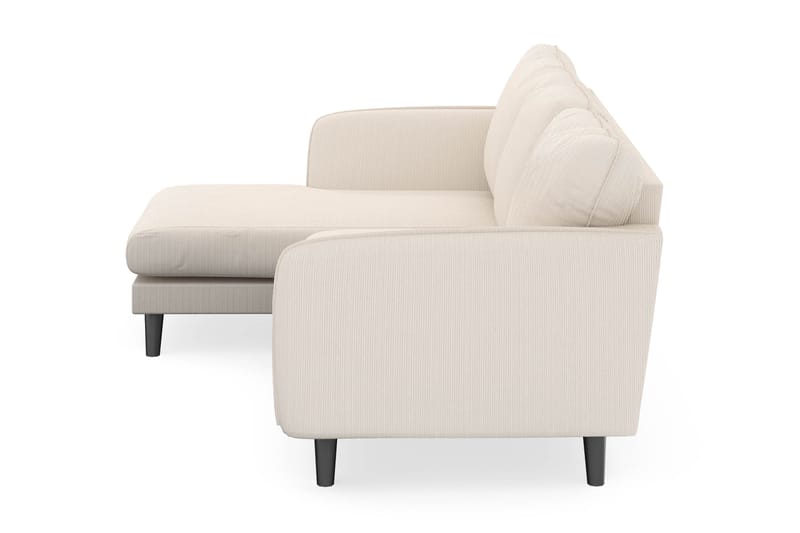 Trend Lyx 3-sits Vänstervänd L-formad Divansoffa i Manchester - Beige - Möbler - Soffa - Divansoffa & schäslongsoffa - 4 sits soffa med divan